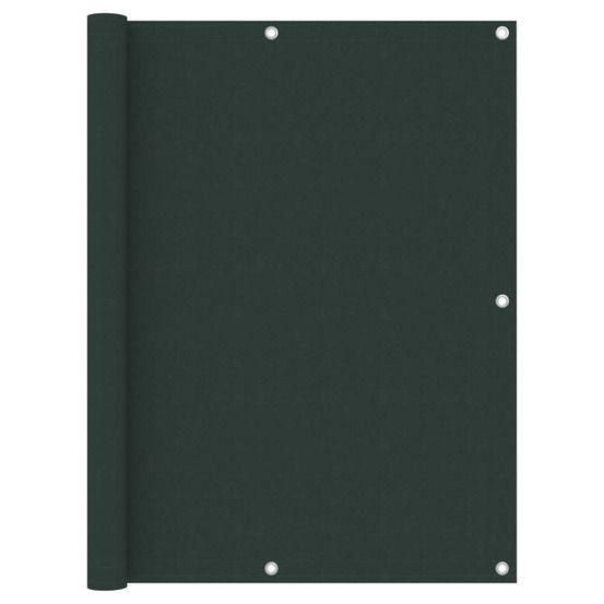 Écran de balcon vert foncé 120x300 cm tissu oxford