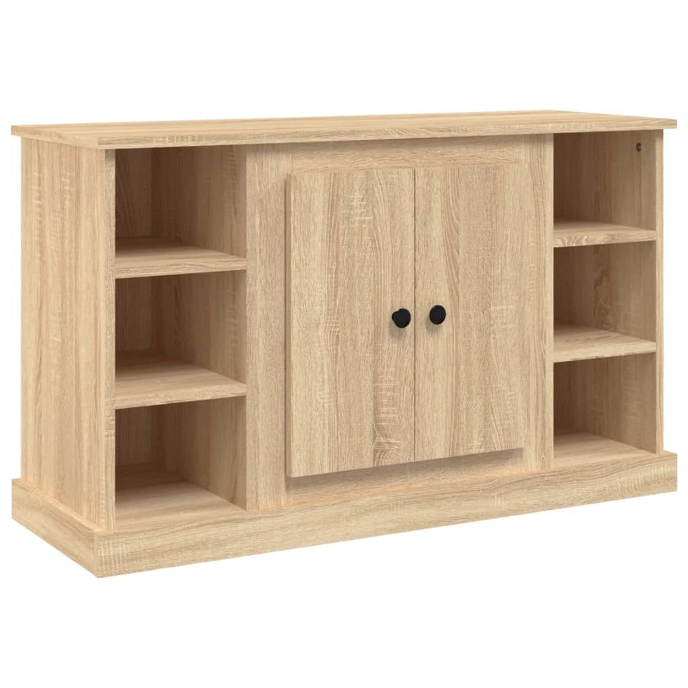 Buffet bahut commode armoire meuble de rangement organisateur cuisine salle de séjour salon sonoma 100 x 35,5 x 60 cm bois d'