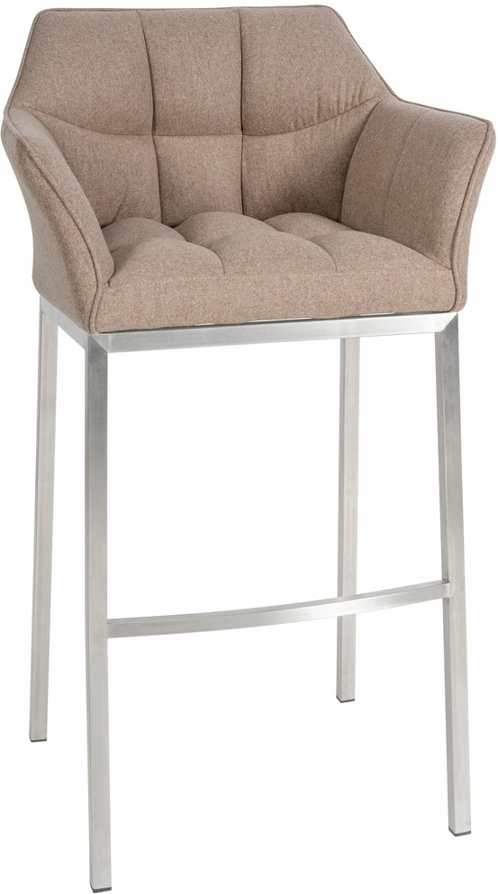 Tabouret de bar damaso e feutre avec structure 4 pieds