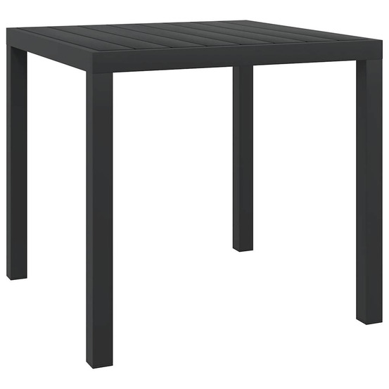 TABLE DE JARDIN NOIR 80 X 80 2-(866767)