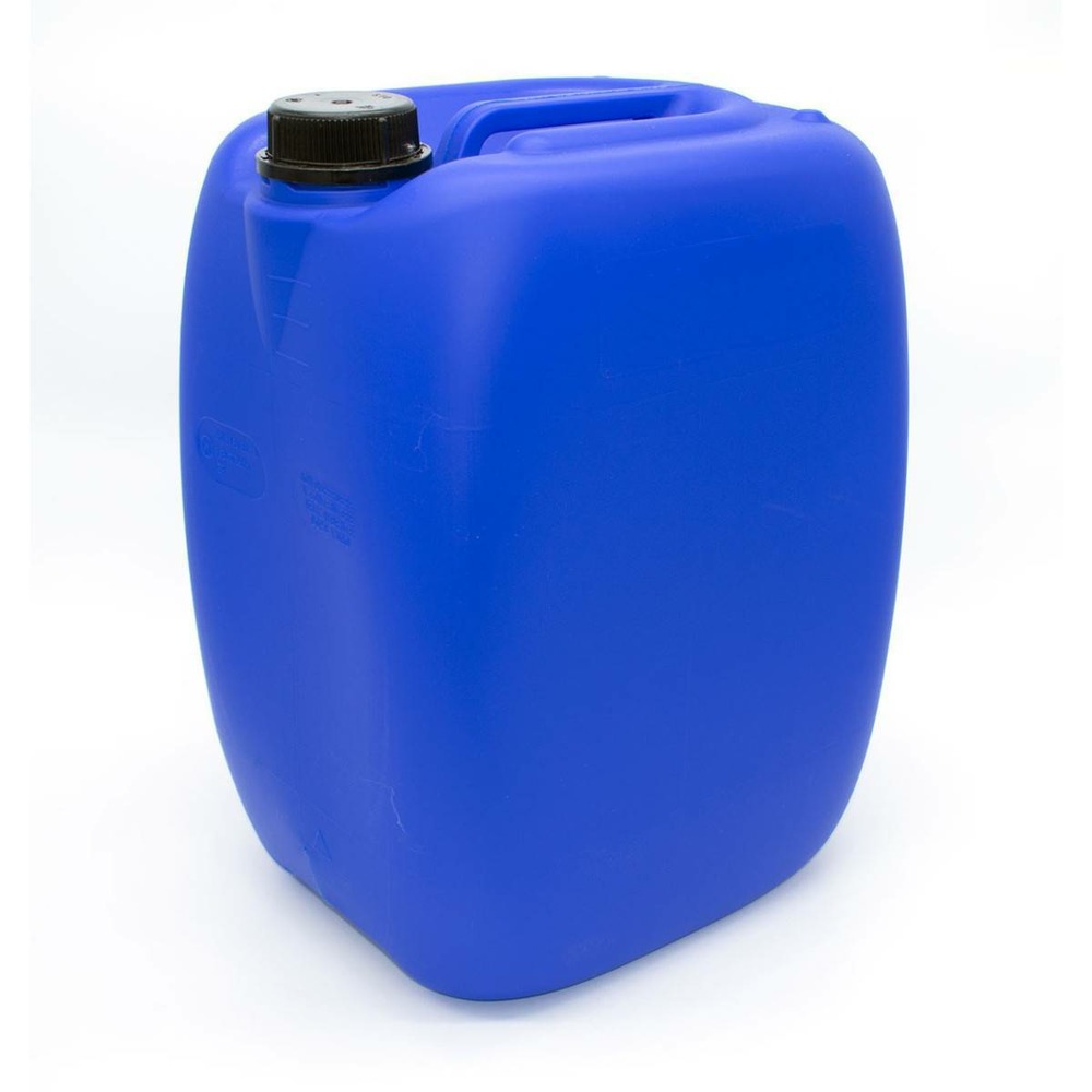 Bidon jerrycan 20l bleu pehd homologué onu (adr/rid) avec bouchon