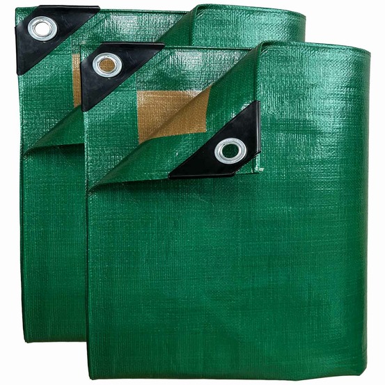 2 bâches bois tecplast hq250bo - 1,5x6m (x1) + 3x5m (x1)