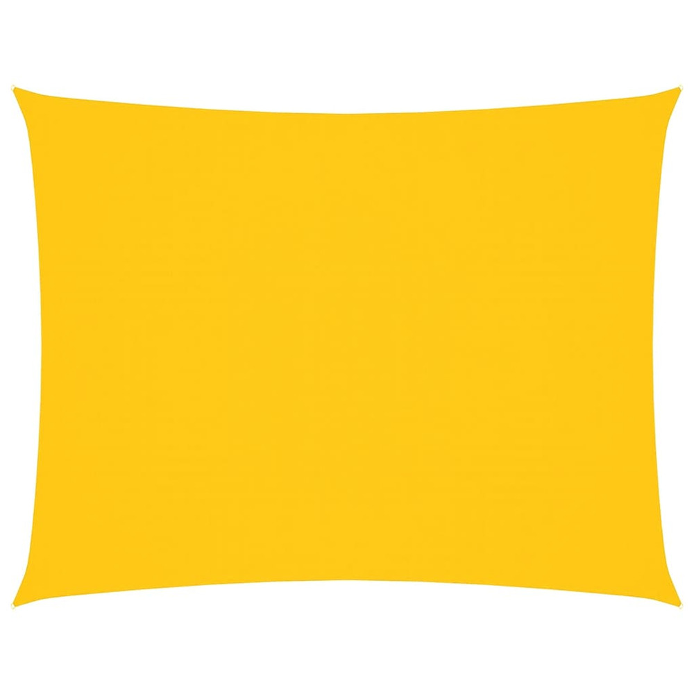 Voile de parasol tissu oxford rectangulaire 6x7 m jaune