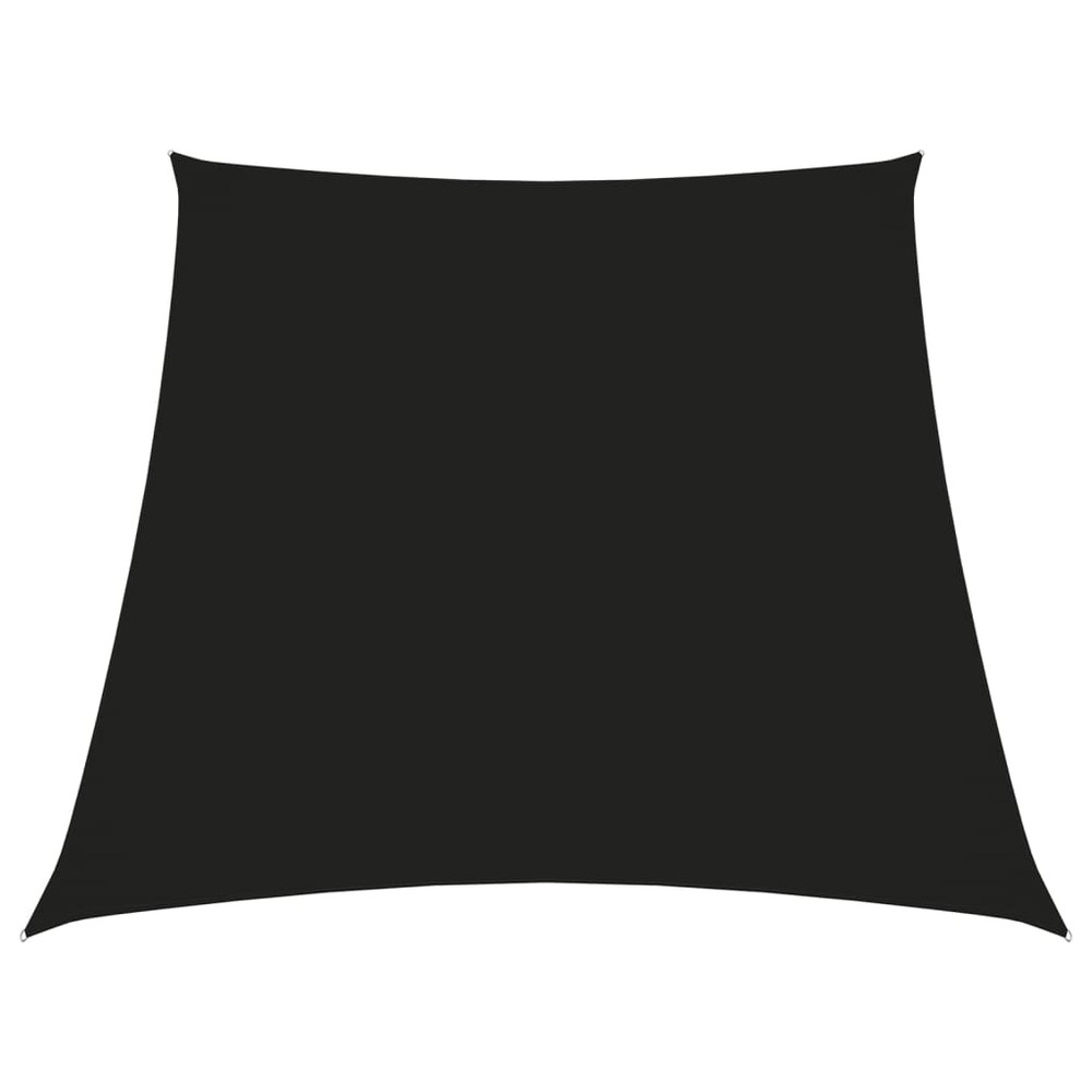 Voile de parasol tissu oxford trapèze 3/4x3 m noir