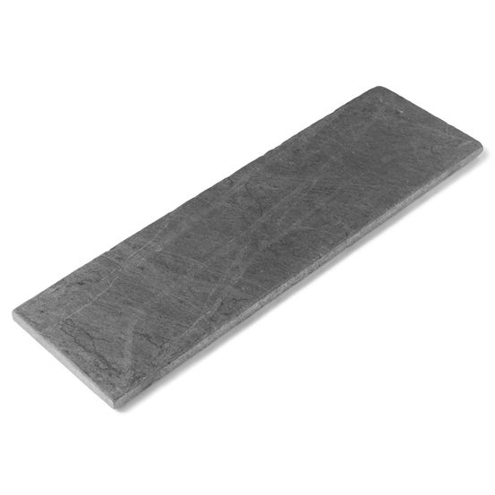 Margelle de piscine ardoise noire vieillie 100x30x3 cm bord droit (à l'unité) - ro'ma nature