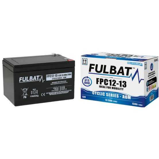 Batterie fpc12-13 fulbat 12v, 13.9ah
