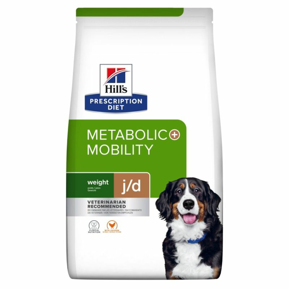 Croquettes chien adult prescription diets j/d metabolic + mobility - hill's 4 kg