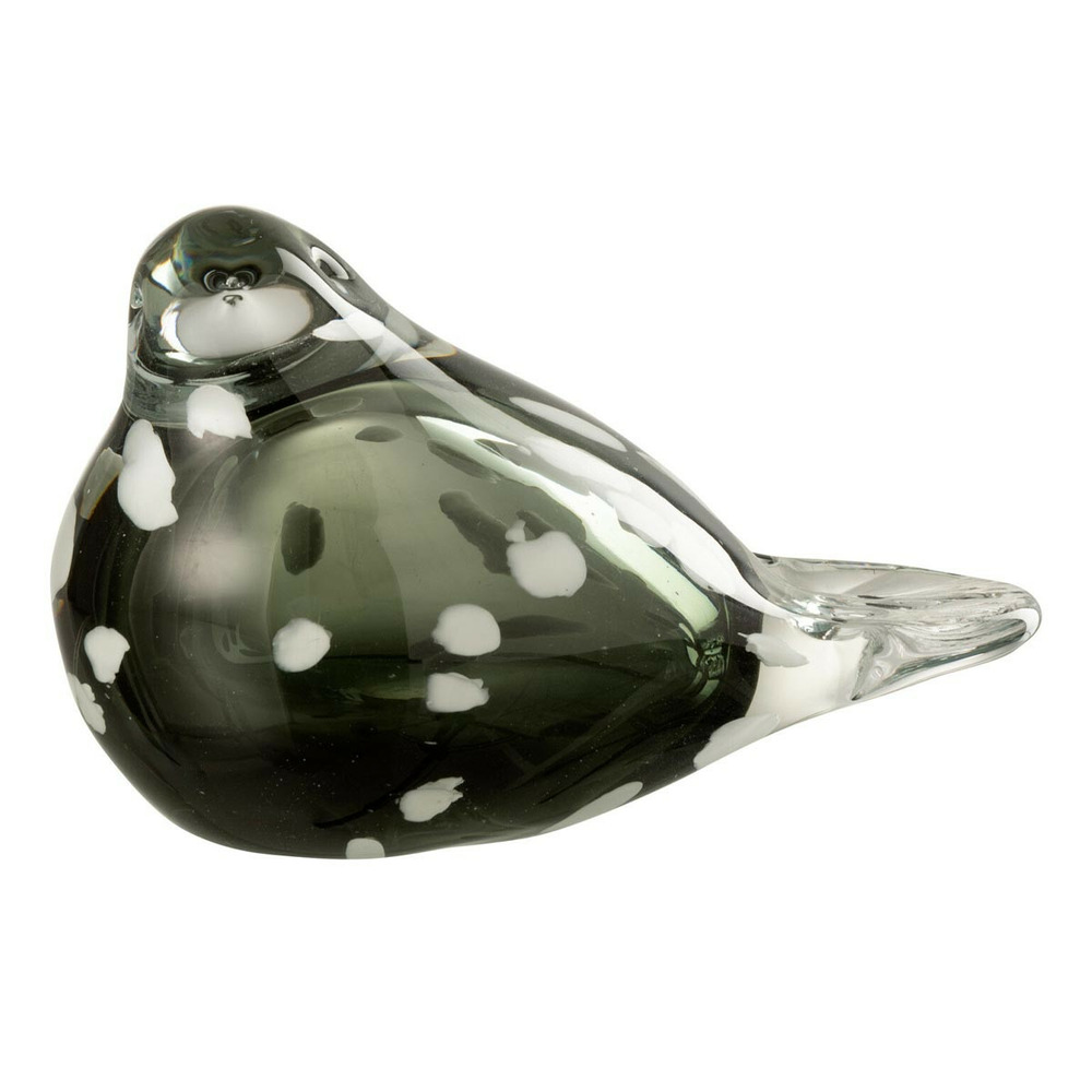 Statuette oiseau en verre 