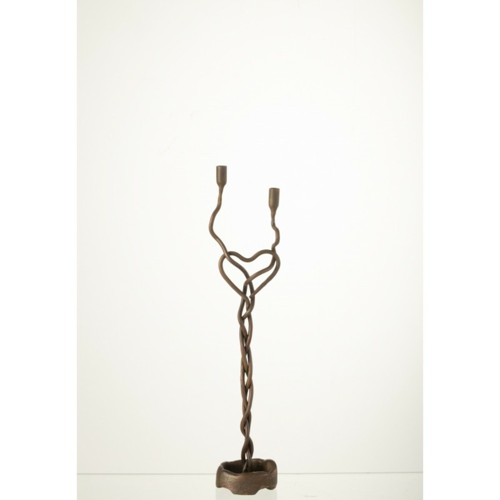 Chandelier en métal bronze 9x8x48.5 cm
