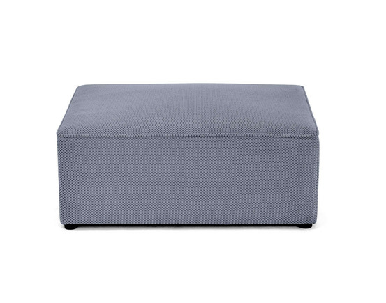 Topaze - pouf - en velours texturé