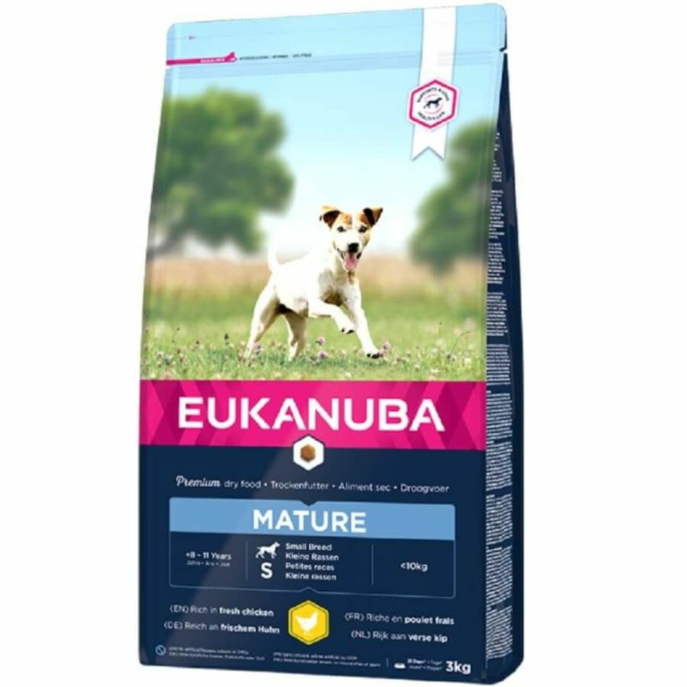 Croquettes chien mature small poulet - eukanuba