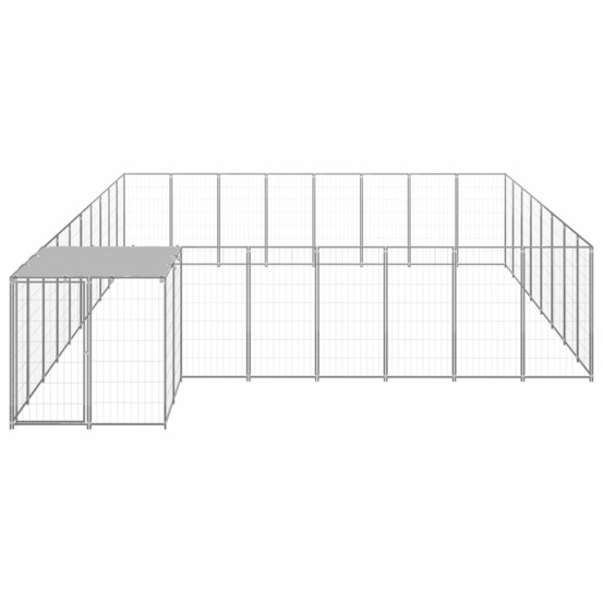 Chenil argenté 20,57 m² acier