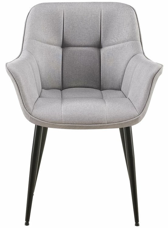 Chaise de salle à manger en tissu roseville