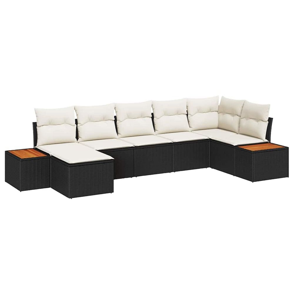 Ensemble de canapé de jardin 8 pc 7-nombre de places