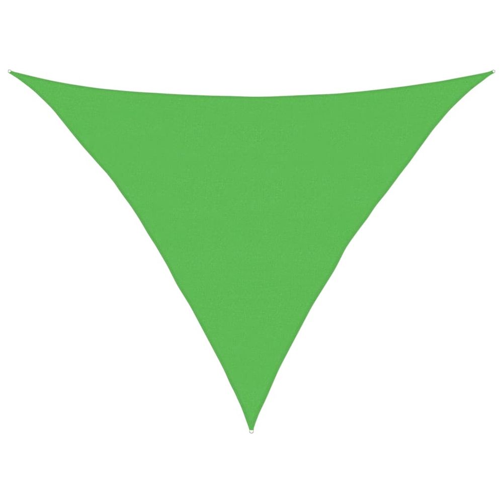 Voile d'ombrage 160 g/m² vert clair 5x5x6 m pehd