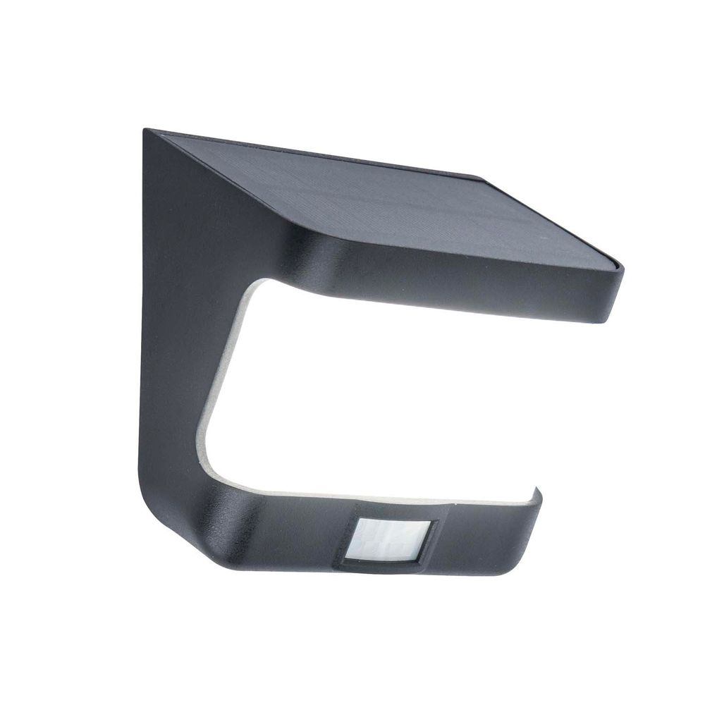 Applique murale solaire try solar noir led blanc froid h6,9cm