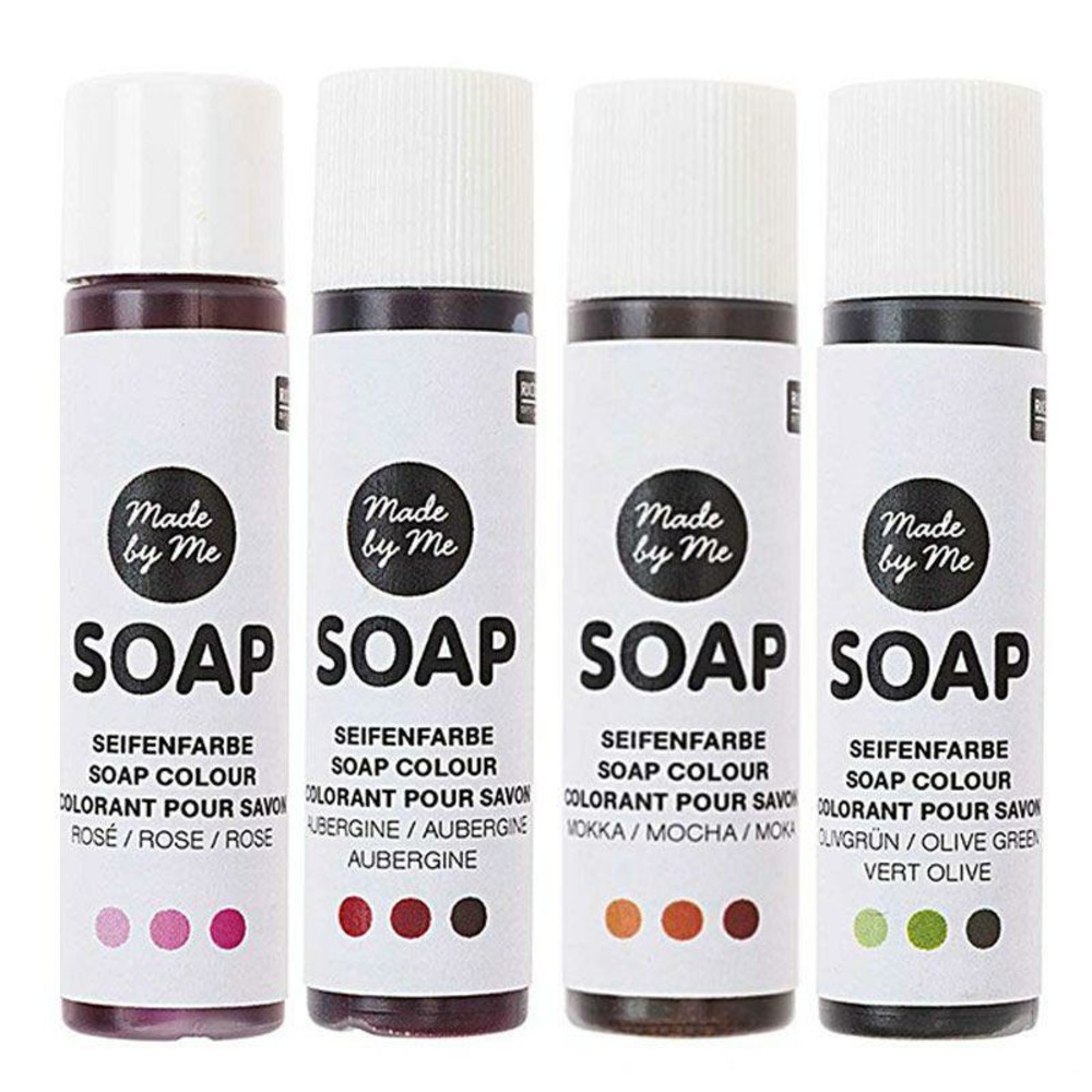 4 colorants 10 ml pour savon - floral