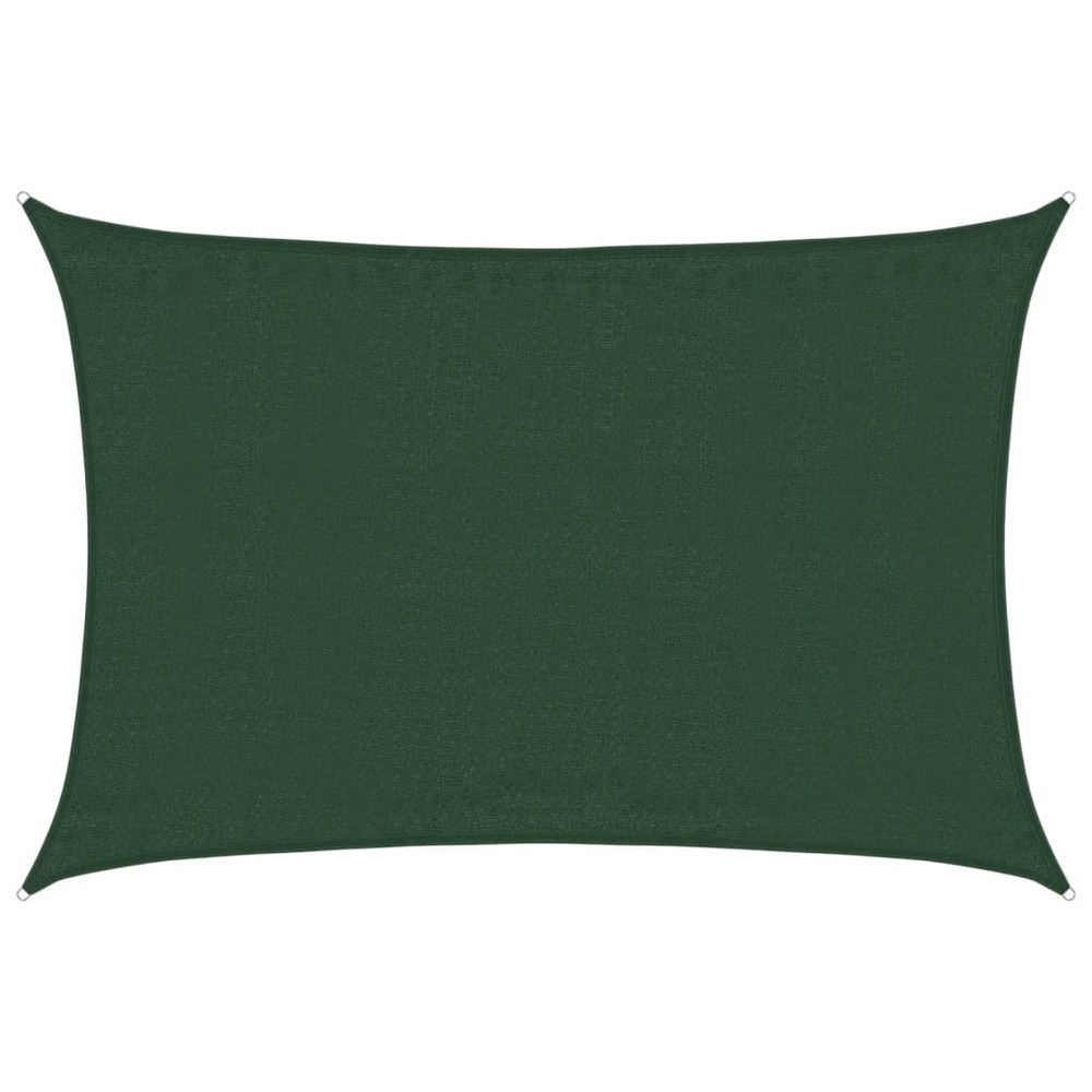 Voile d'ombrage 160 g/m² vert foncé 3,5x5 m pehd