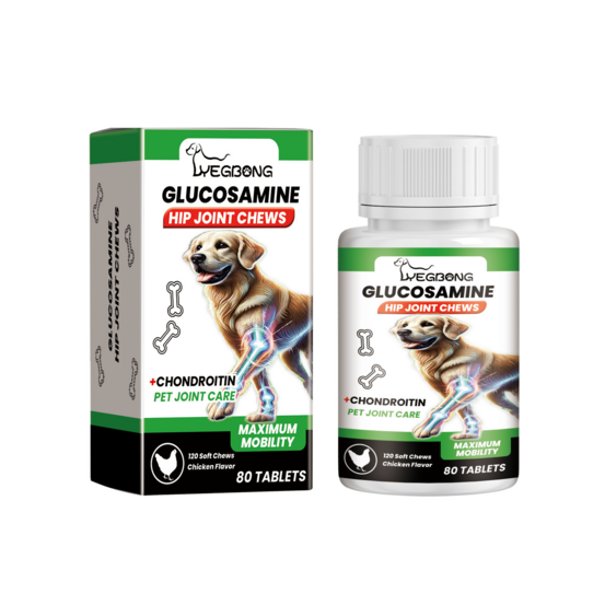 Comprimés de soin articulaire pour chiens, 80 tablets - dtopbuyage