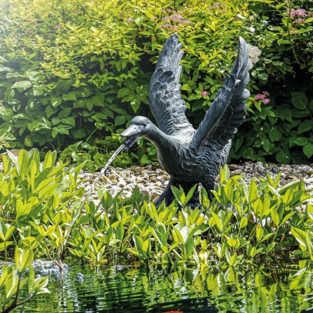 Fontaine solaire oie gustave pro 850 l/h maxi