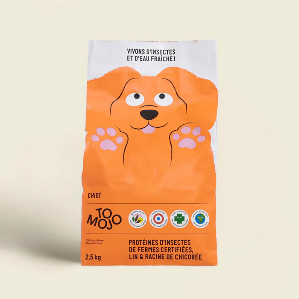 Tomojo - croquettes aux insectes pour chiot 2.5kg