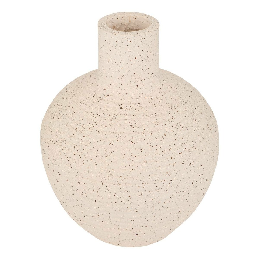 Vase ted boule 33x33x43 cm blanc