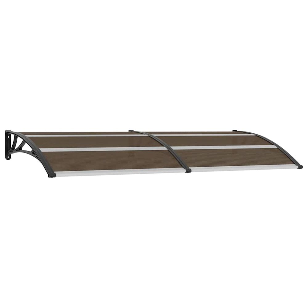 AUVENT DE PORTE NOIR 240 X 100-(866071)