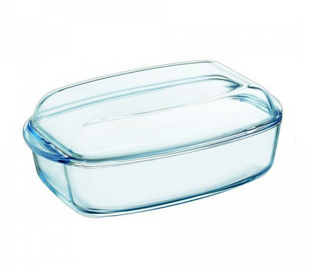 Cocotte four rectangulaire en verre 6.5l transparent - 466a000/6343