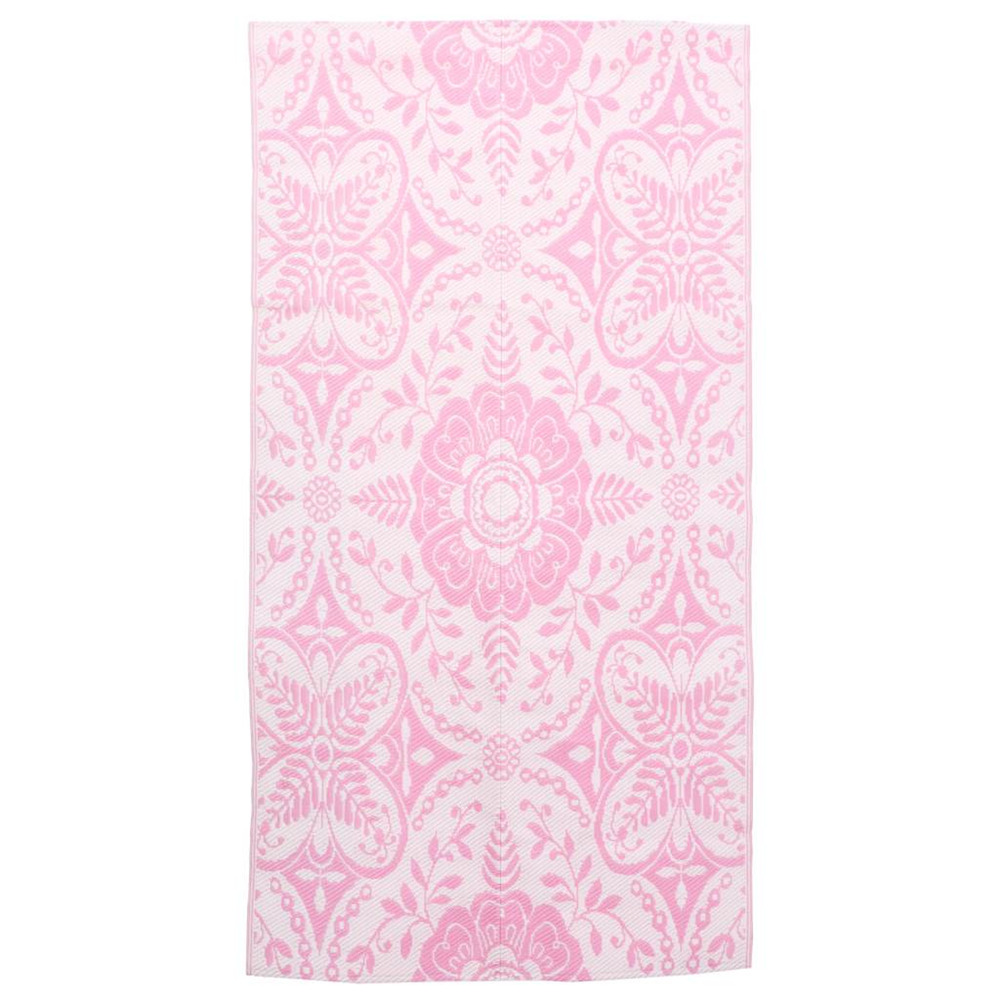 Tapis d'extérieur arakil rose 120x180 cm pp