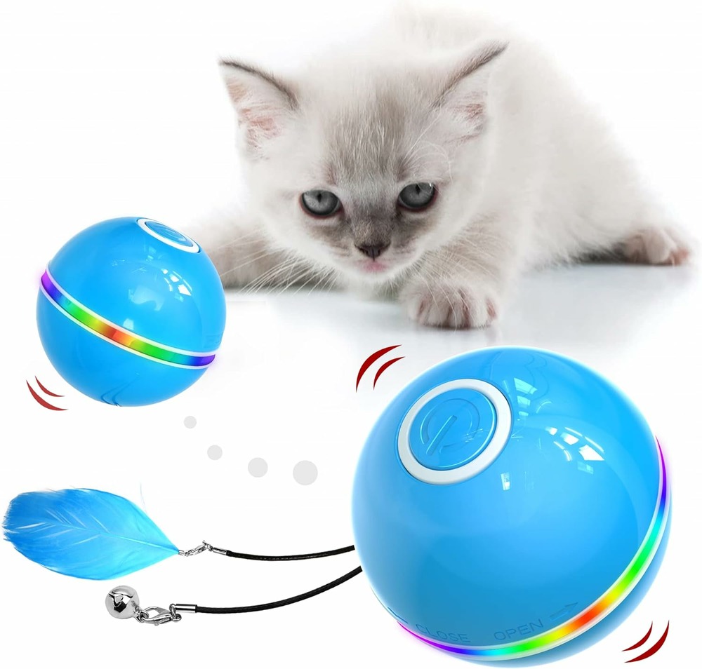 Balle pour chat avec led lumières