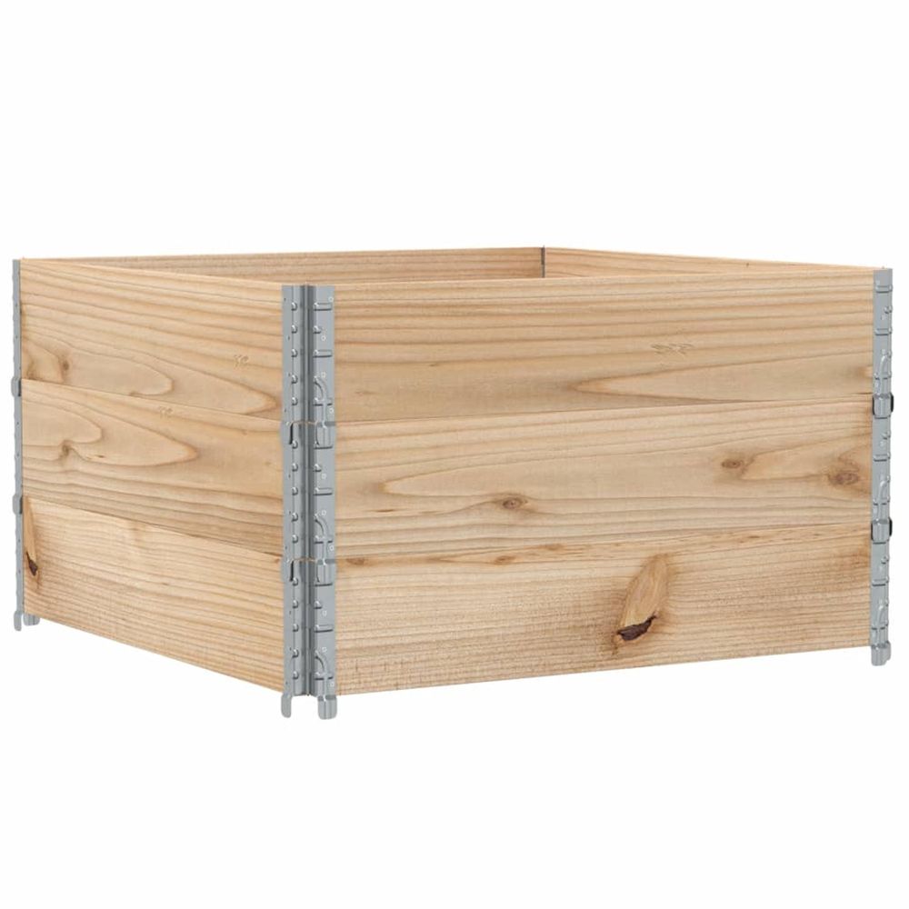 Jardinière d'extérieur 100x100 cm bois de pin massif