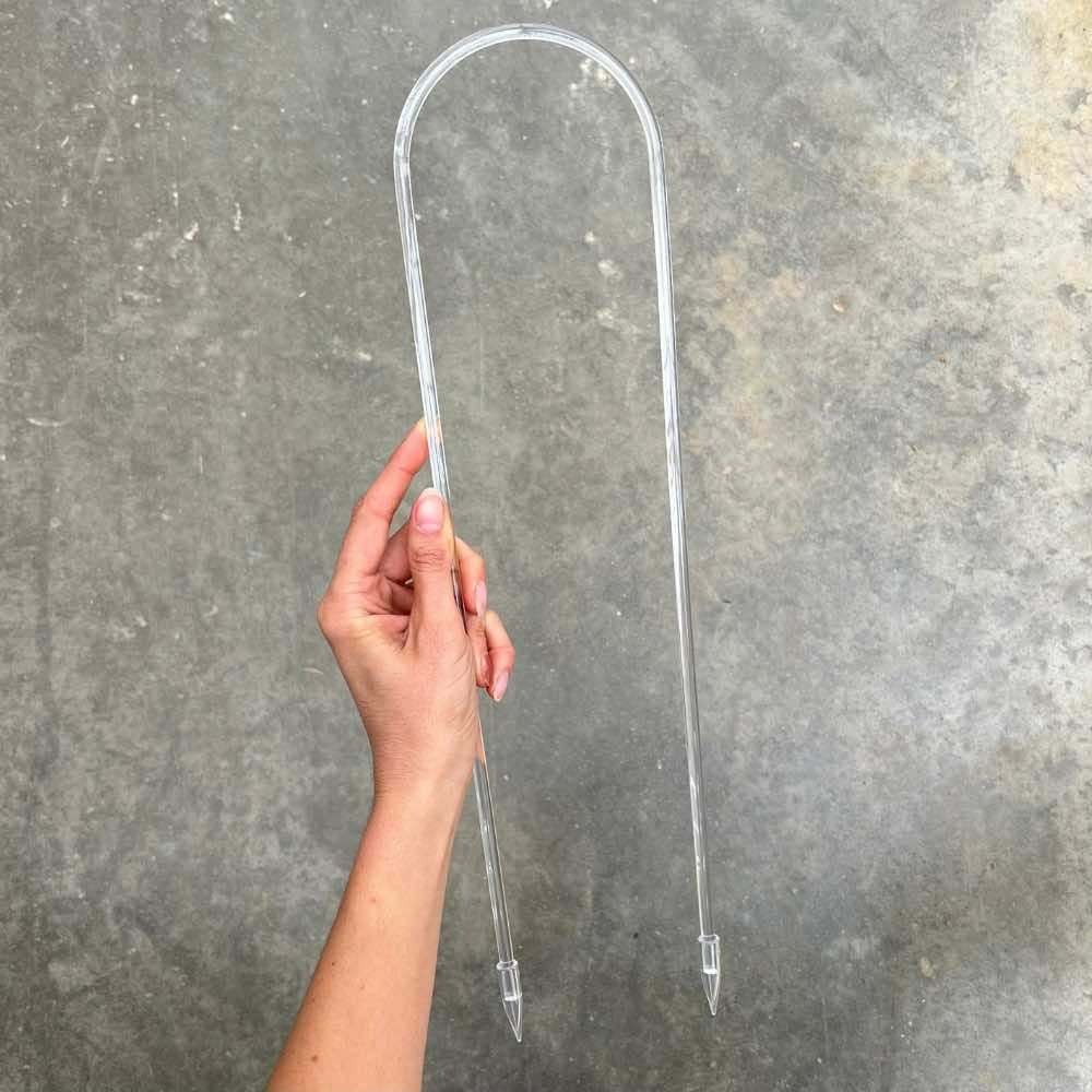 Tuteur hoya - tuteur arche pour hoya - tuteur acrylique transparent - support pour plantes grimpantes - m - x5 unités