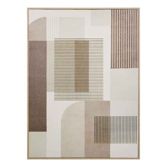 Toile imprimée xena 58x2,3x78cm marron