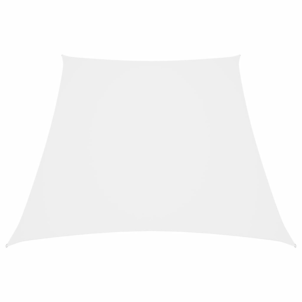Voile toile d'ombrage parasol tissu oxford trapèze 3/4 x 3 m blanc
