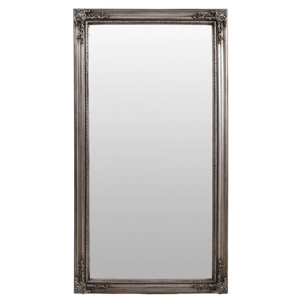 Grand miroir rectangulaire bois argent - les miroirs d'interior's interior's