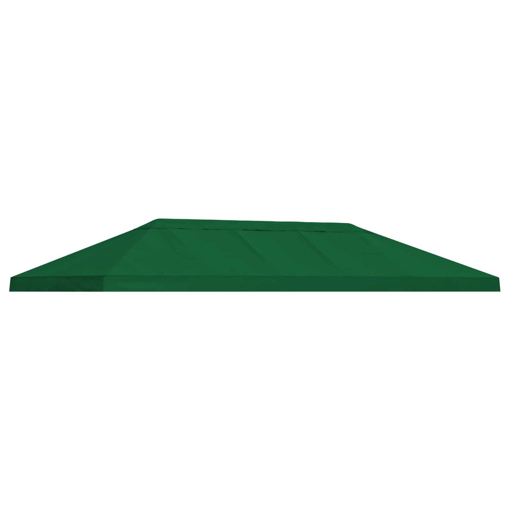 Housse de canopée de gazebo 6 x 3 m vert polyester 190