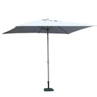 Parasol de jardin sans volant droit rectangulaire 3x2 sunbrella