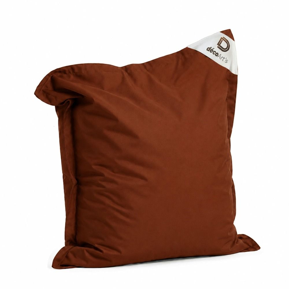Housse pour pouf géant xl 120x80cm - terracotta