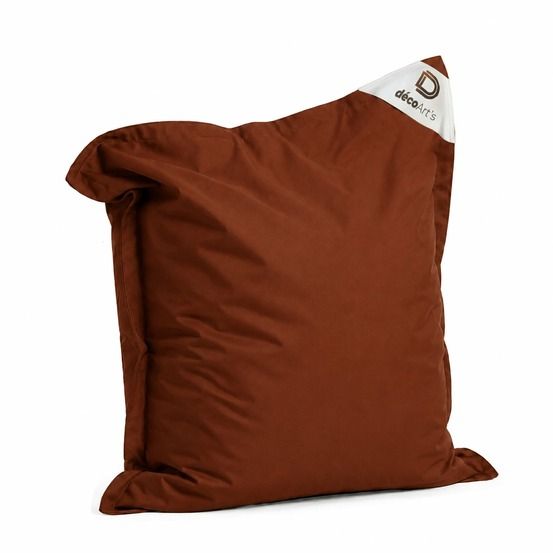 Housse pour pouf géant xl 120x80cm - terracotta