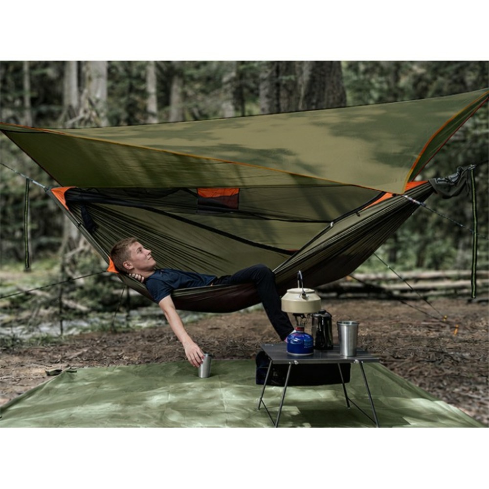 Hamac trekking pro avec moustiquaire + tarp