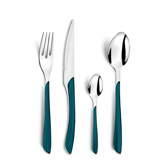 Eclat - coffret 24 pièces bleu canard