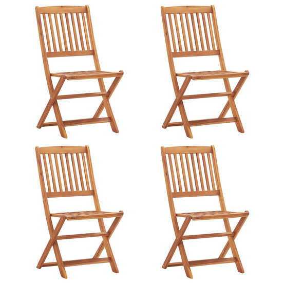 Chaise marron bois d'acacia