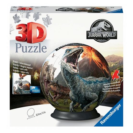 Puzzle 3d rond 72 p - jurassic world