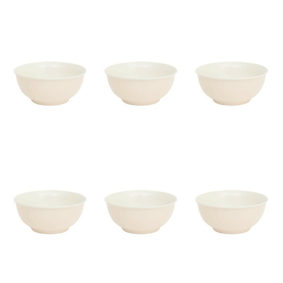 Lot de 6 bols en porcelaine