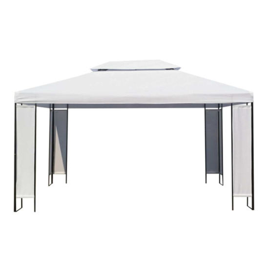 Baldaquins blanc 3 x 4 x 2,73 m tissu