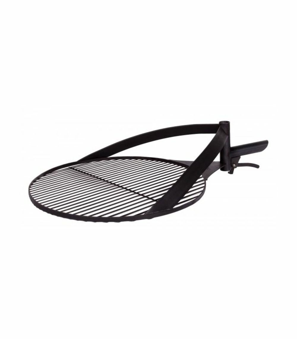 Grille de barbecue pour braséro, acier naturel, poignée inclue, cookking, 121204