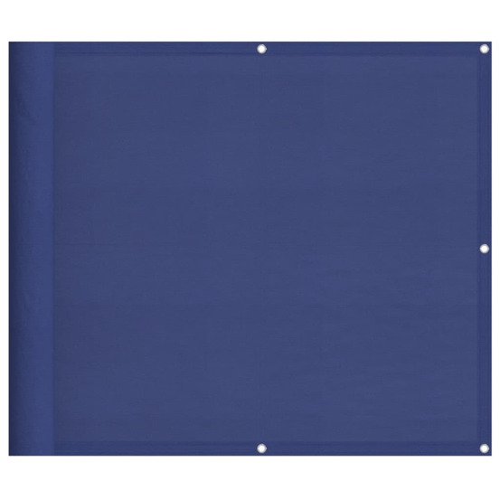 Écran de balcon bleu 90x700 cm 100% polyester oxford