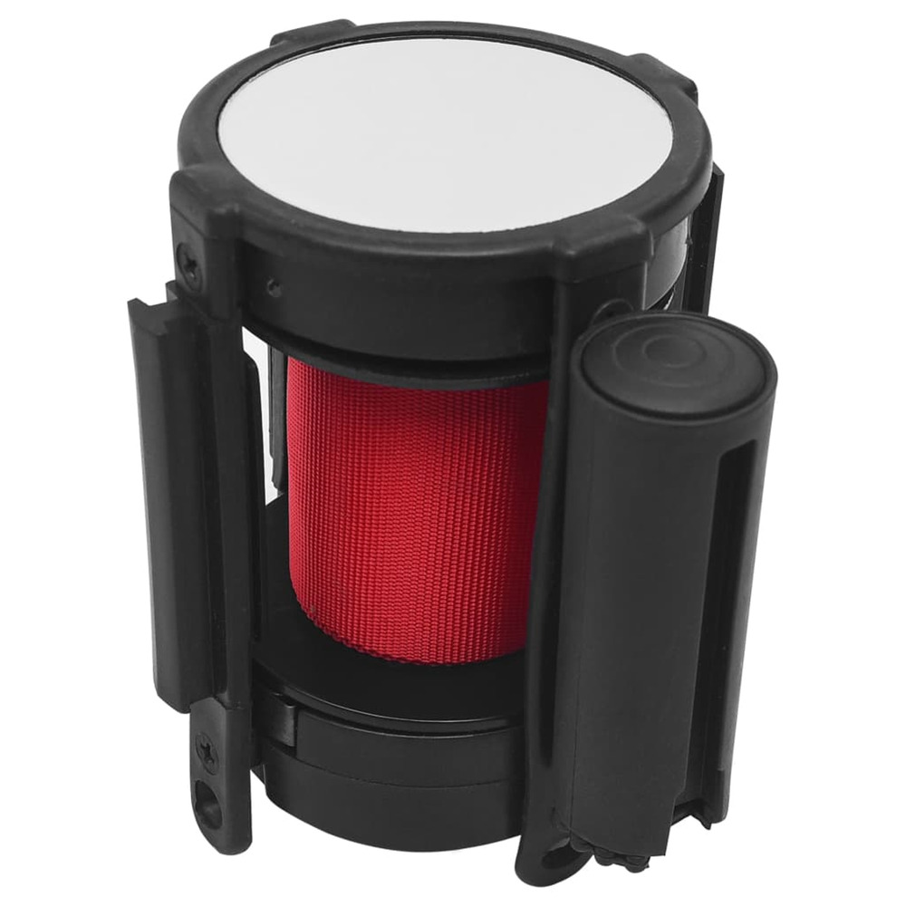 Barrière à bande rétractable 200 cm rouge