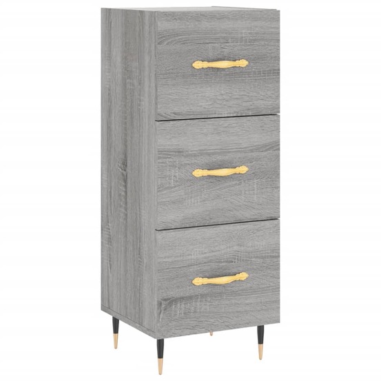 Buffet bahut commode armoire meuble de rangement organisateur cuisine salle de séjour salon sonoma 34,5 x 34 x 90 cm bois d'i