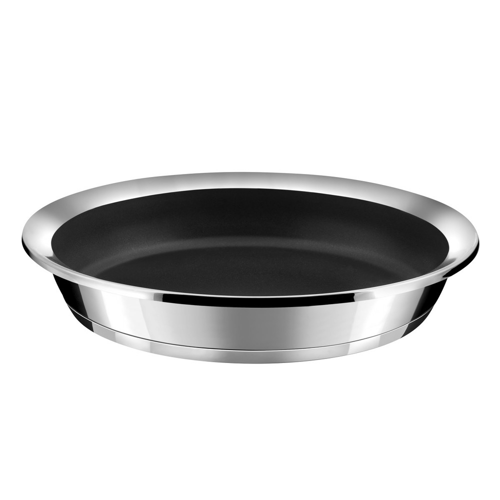 Ycône - poêle 28cm inox revêtement greblon c3
